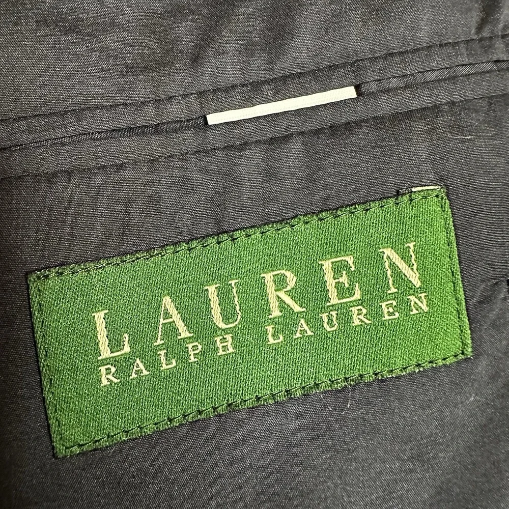 Lauren Ralph Lauren Blazer Mens 50R Blue Wool Gold Button Sport Coat Jacket